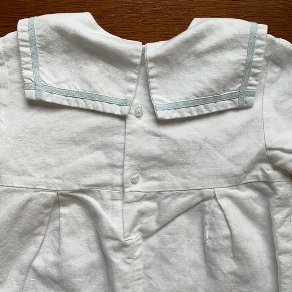 Janie and Jack white formal Romper (Layette) - Picture 5 of 6